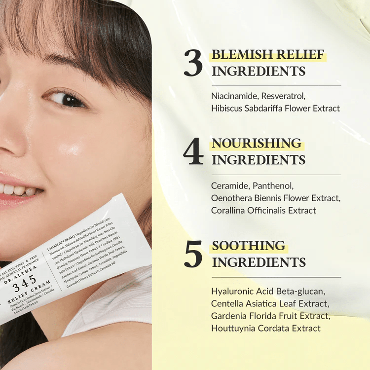 345 Relief Dr. Althea Cream - Premium Korean Skincare Solution-Be Yours-Korean Skincare