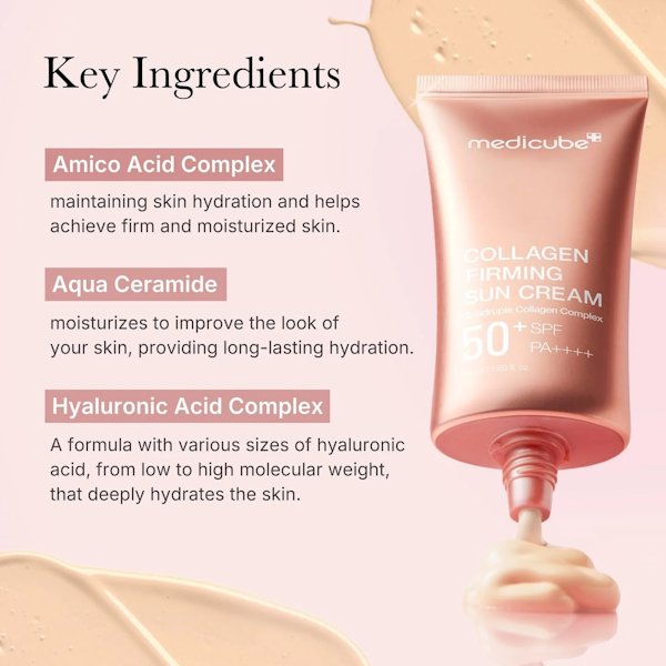 Medicube - Collagen Firming Sun Cream SPF50+ PA++++