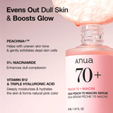Anua Peach 70% Niacinamide Serum for Radiant Korean Skincare-Be Yours-Korean Skincare