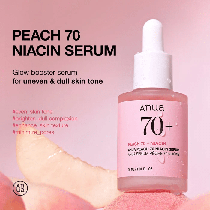 Anua Peach 70% Niacinamide Serum for Radiant Korean Skincare-Be Yours-Korean Skincare