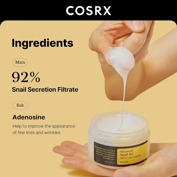 COSRX - Advanced Snail 92 All In One Cream - Be Yours -