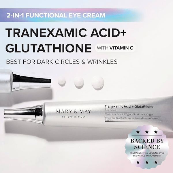 MARY & MAY Eye Cream - Korean Skincare for Brightened Eyes-Be Yours-Korean Skincare