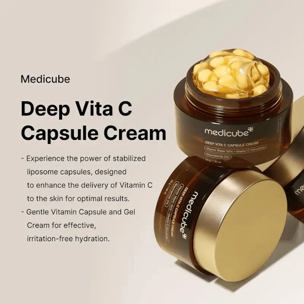 Medicube Deep Vita C Capsule Cream for Effective Korean Skincare-Be Yours-Korean Skincare