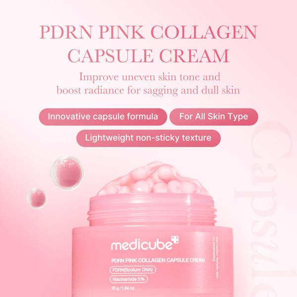 Medicube PDRN Pink Collagen Capsule Cream for Ultimate Korean Skincare-Be Yours-Korean Skincare