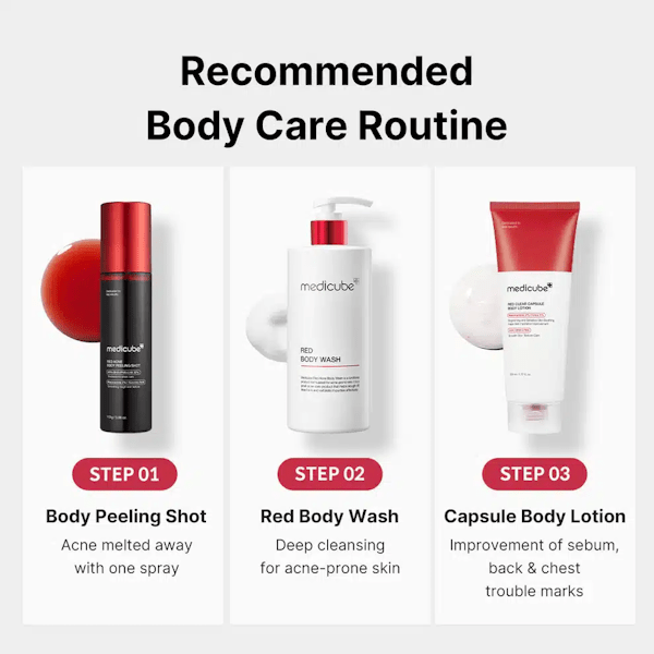 Medicube Red Acne Body Peeling Shot - Be Yours -
