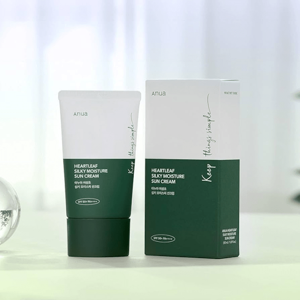 Anua-Hearleat Silky Moisture SPF50+: Korean Skincare for Ultimate Hydration-​Be Yours-Korean Skincare