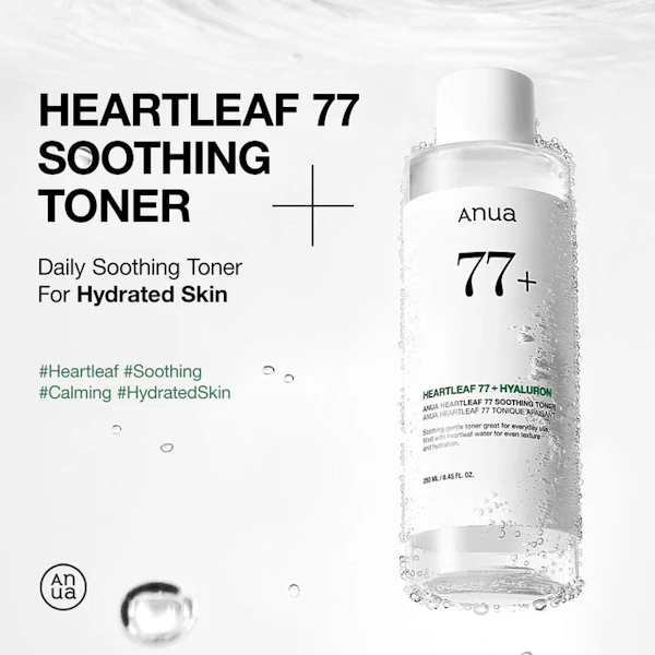 Anua Heartleaf 77% Soothing Toner - Best Korean Skincare Essential for Hydrated Skin-Be Yours-Korean Skincare