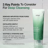 Anua Heartleaf Quercetinol Pore Deep Cleansing Foam - Be Yours - 