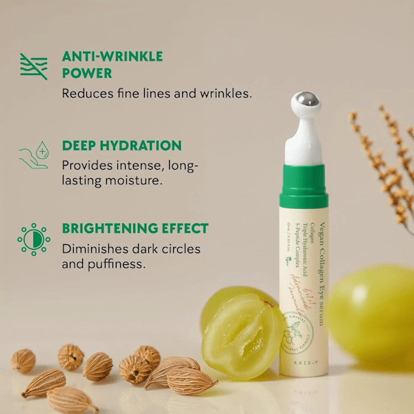 AXIS - Y Vegan Collagen Eye Serum for Korean Skincare Lovers-​Be Yours-Korean Skincare