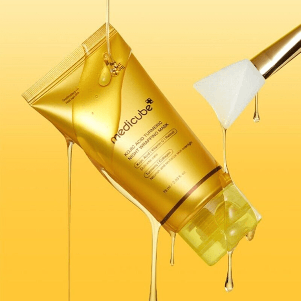 Medicube Kojic Acid Turmeric Night Wrapping Mask - Be Yours -