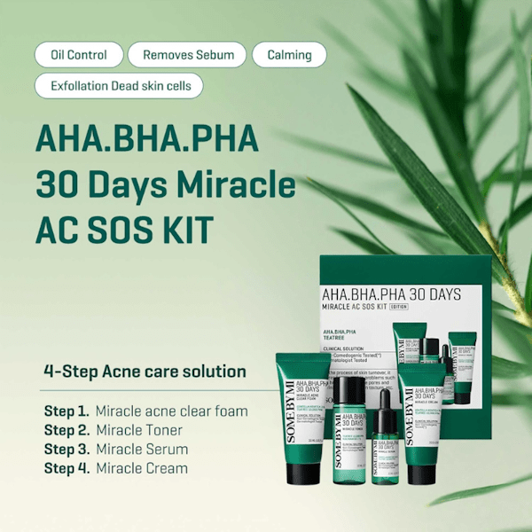 SOME BY MI - AHA BHA PHA 30 Days Miracle AC SOS Kit - Be Yours -