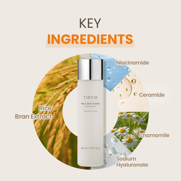 TIRTIR Milk Skin Toner — Radiant Hydration & Milky Glow - Be Yours - 